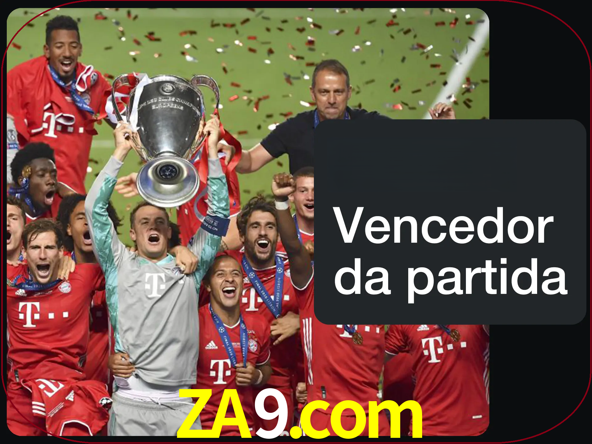 Aposte no vencedor e ganhe uma grande quantia de dinheiro.