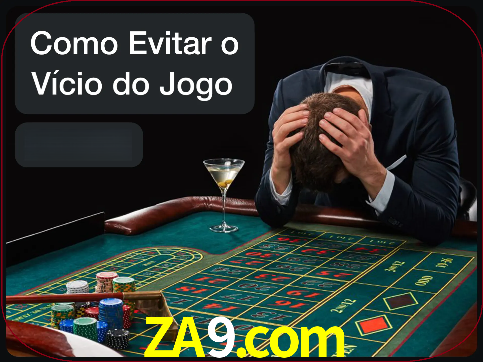 Você é responsável por cada uma de suas apostas.